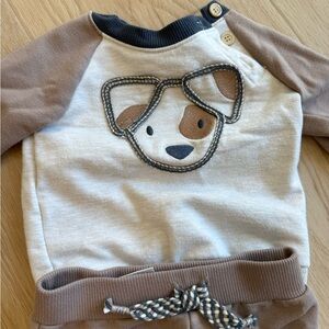 Puppy Baby 2 Piece Sweatsuit outfit